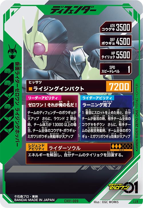 仮面ライダーゼロワン ライジングホッパー ディフェンダー