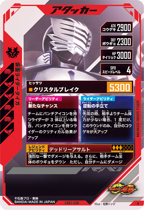 仮面ライダータイガ アタッカー