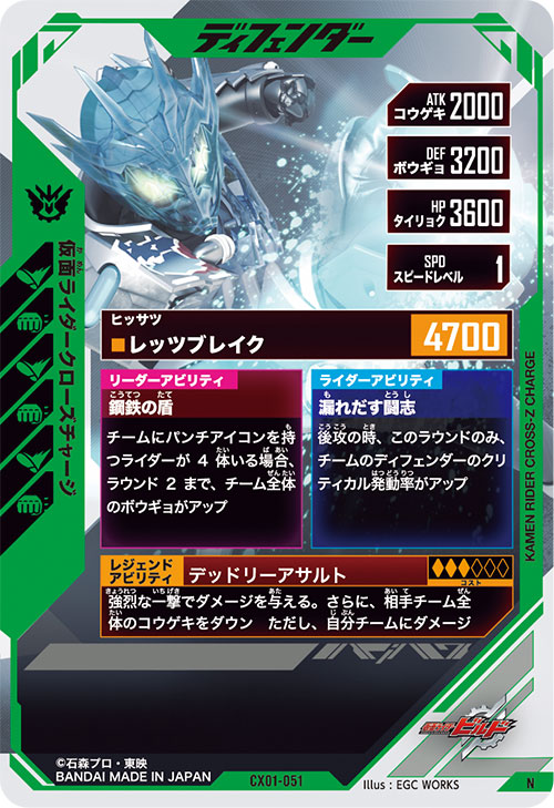 仮面ライダークローズチャージ ディフェンダー