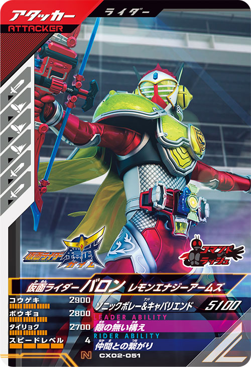 仮面ライダーバロン レモンエナジーアームズ アタッカー