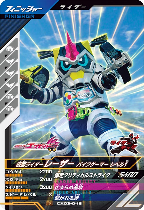 仮面ライダーレーザー バイクゲーマー レベル1 フィニッシャー