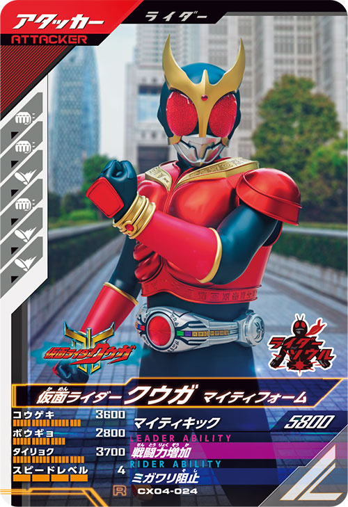 仮面ライダークウガ マイティフォーム アタッカー