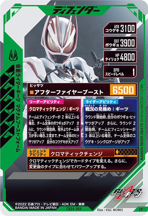 仮面ライダーギーツ マグナムブーストフォーム ディフェンダー