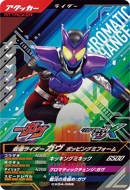 仮面ライダーガヴ ポッピングミフォーム アタッカー