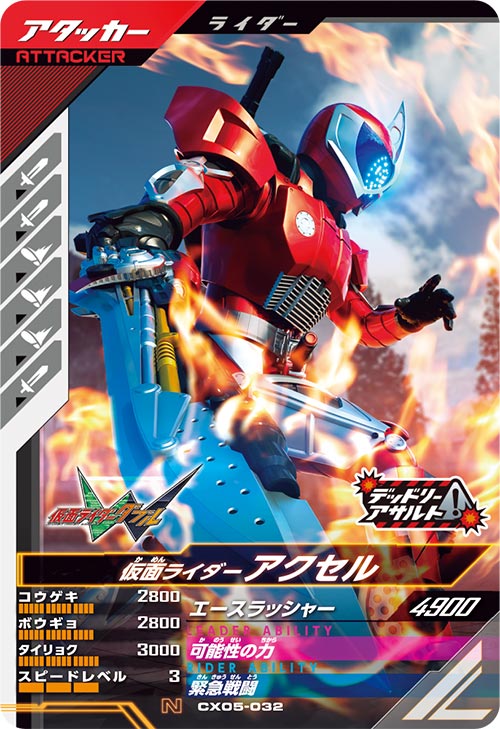 仮面ライダーアクセル アタッカー