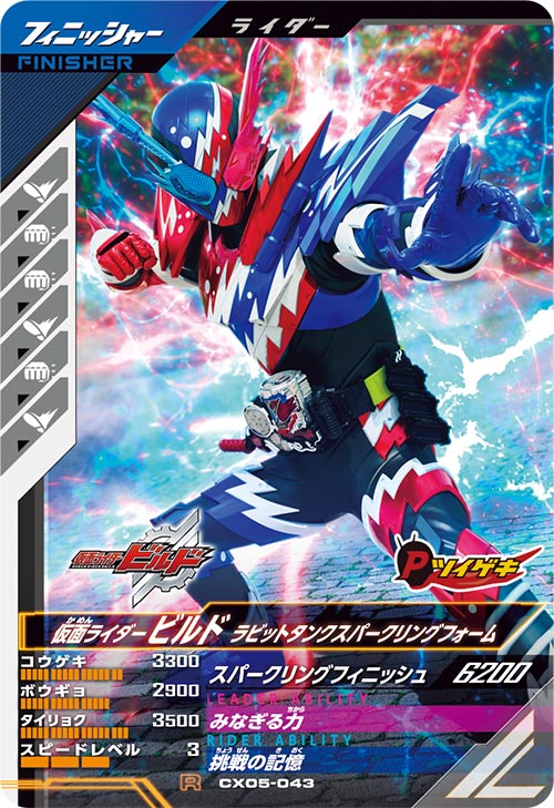 仮面ライダービルド ラビットタンクスパークリングフォーム フィニッシャー