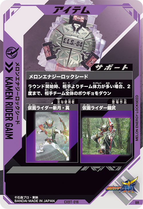 メロンエナジーロックシード アイテム