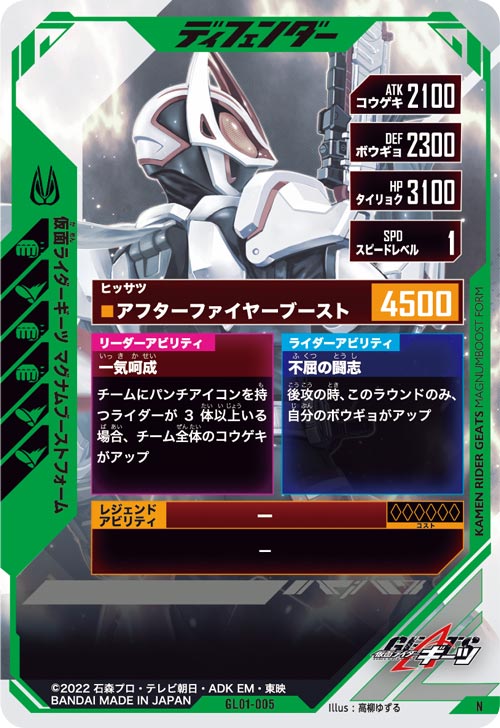 仮面ライダーギーツ マグナムブーストフォーム ディフェンダー
