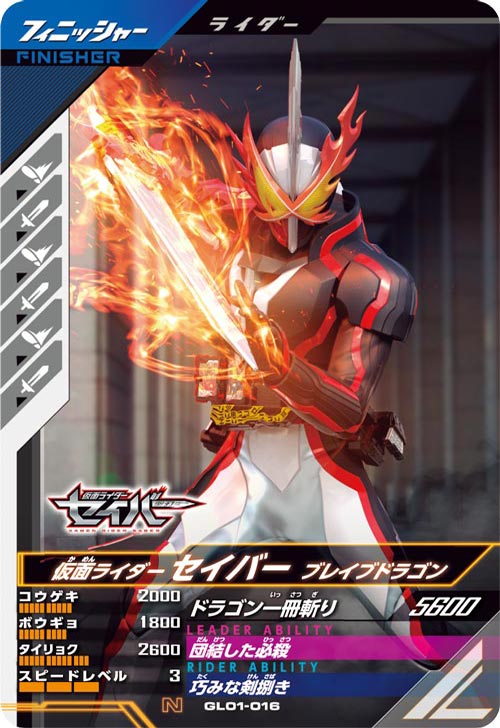 仮面ライダーセイバー ブレイブドラゴン フィニッシャー