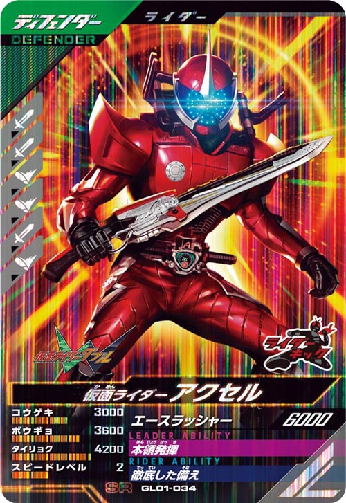 仮面ライダーアクセル  ディフェンダー