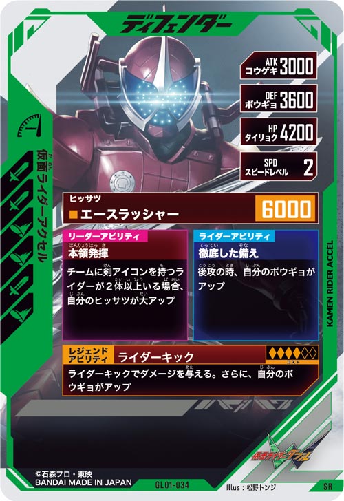 仮面ライダーアクセル  ディフェンダー