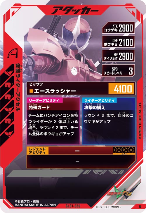 仮面ライダーアクセル  アタッカー