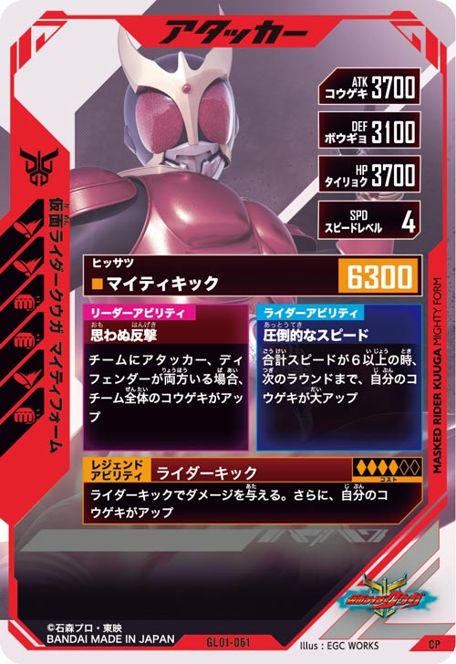 仮面ライダークウガ マイティフォーム アタッカー