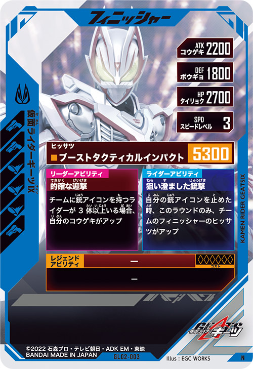仮面ライダーギーツⅨ フィニッシャー