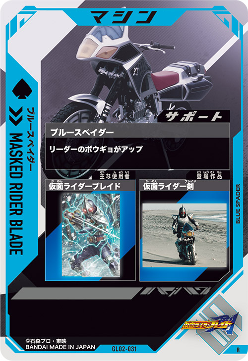 ブルースペイダー マシン