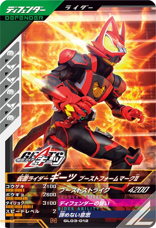 仮面ライダーギーツ ブーストフォームマークⅡ ディフェンダー