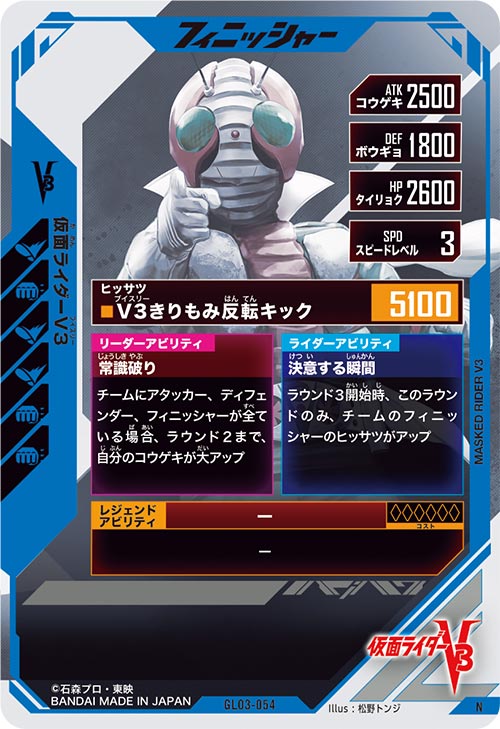 仮面ライダーV3  フィニッシャー