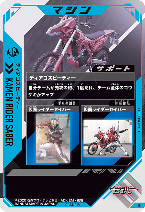 ディアゴスピーディー  マシン