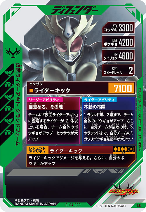 仮面ライダーアギト グランドフォーム ディフェンダー