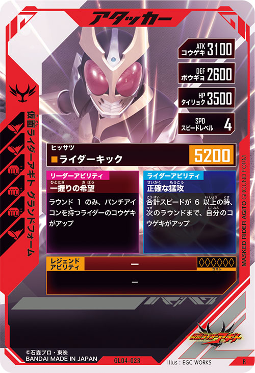 仮面ライダーアギト グランドフォーム アタッカー