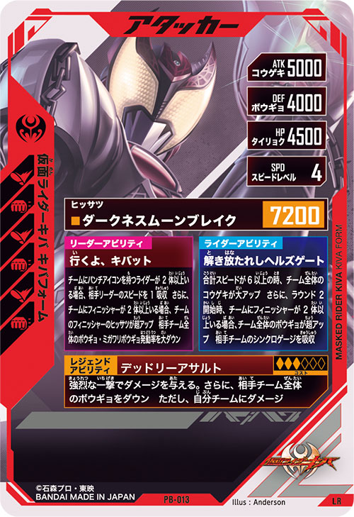 仮面ライダーキバ キバフォーム アタッカー