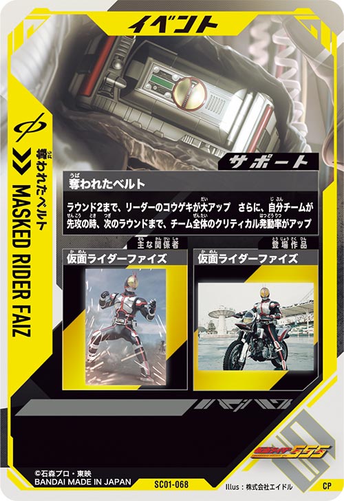 奪われたベルト イベント