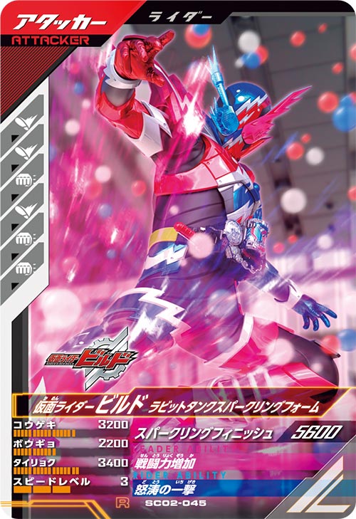 仮面ライダービルド ラビットタンクスパークリングフォーム アタッカー