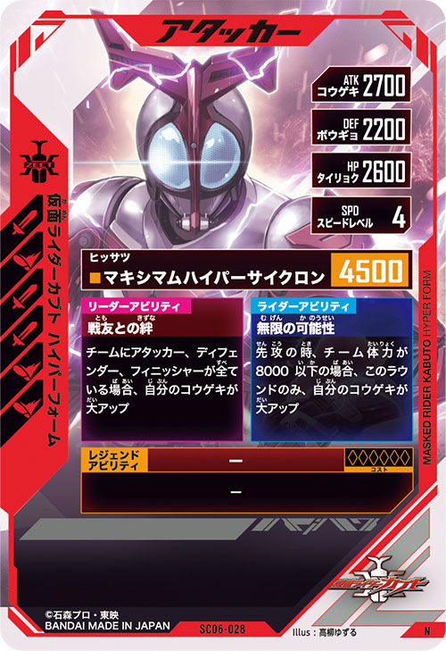 仮面ライダーカブト ハイパーフォーム アタッカー