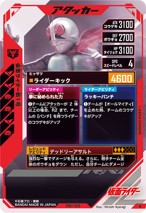 仮面ライダー新1号 アタッカー