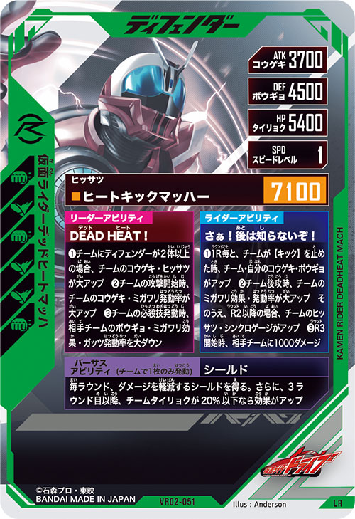 仮面ライダーデッドヒートマッハ ディフェンダー