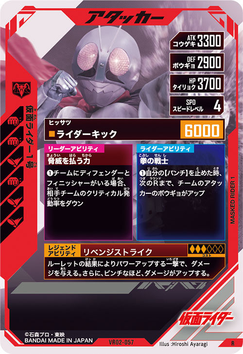 仮面ライダー1号 アタッカー