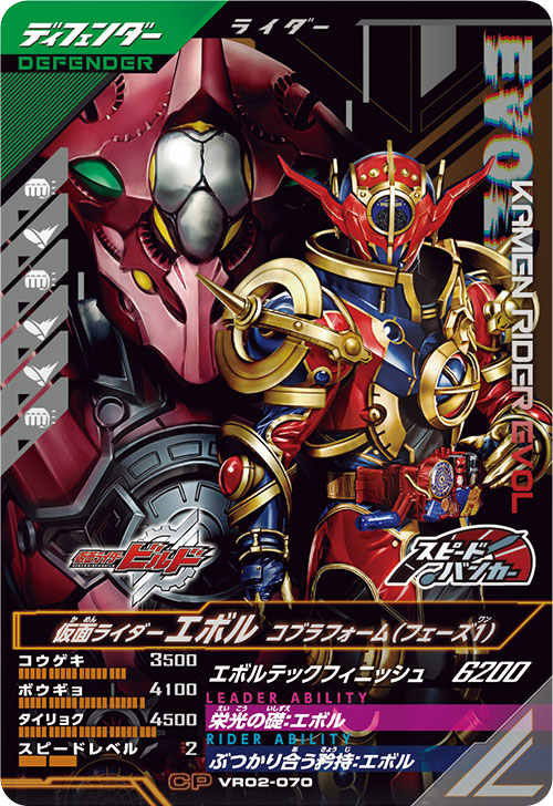 仮面ライダーエボル コブラフォーム（フェーズ１） ディフェンダー