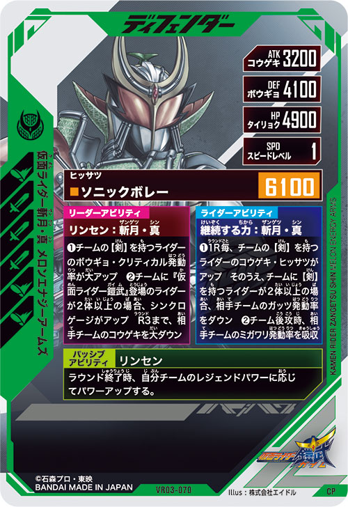 仮面ライダー斬月・真 メロンエナジーアームズ ディフェンダー