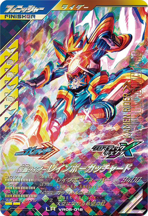 仮面ライダーレインボーガッチャード フィニッシャー
