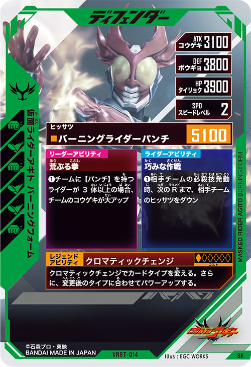 仮面ライダーアギト バーニングフォーム ディフェンダー