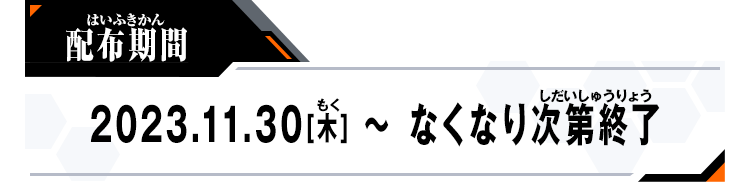 配布期間