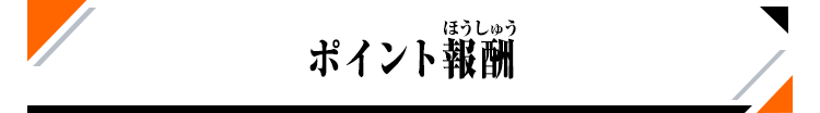 ポイント報酬一覧