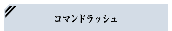 コマンドラッシュ