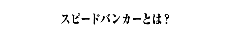 スピードバンカーとは？