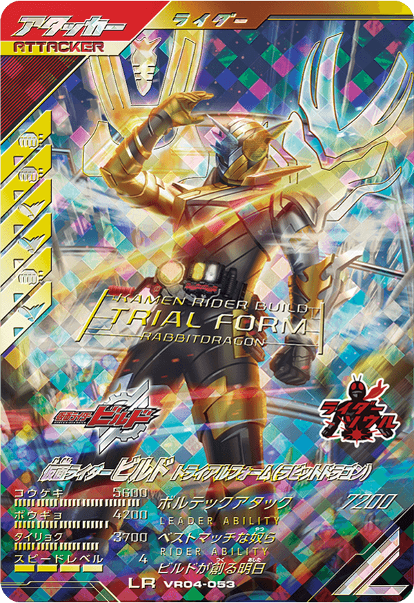 仮面ライダービルド トライアルフォーム（ラビットドラゴン）
