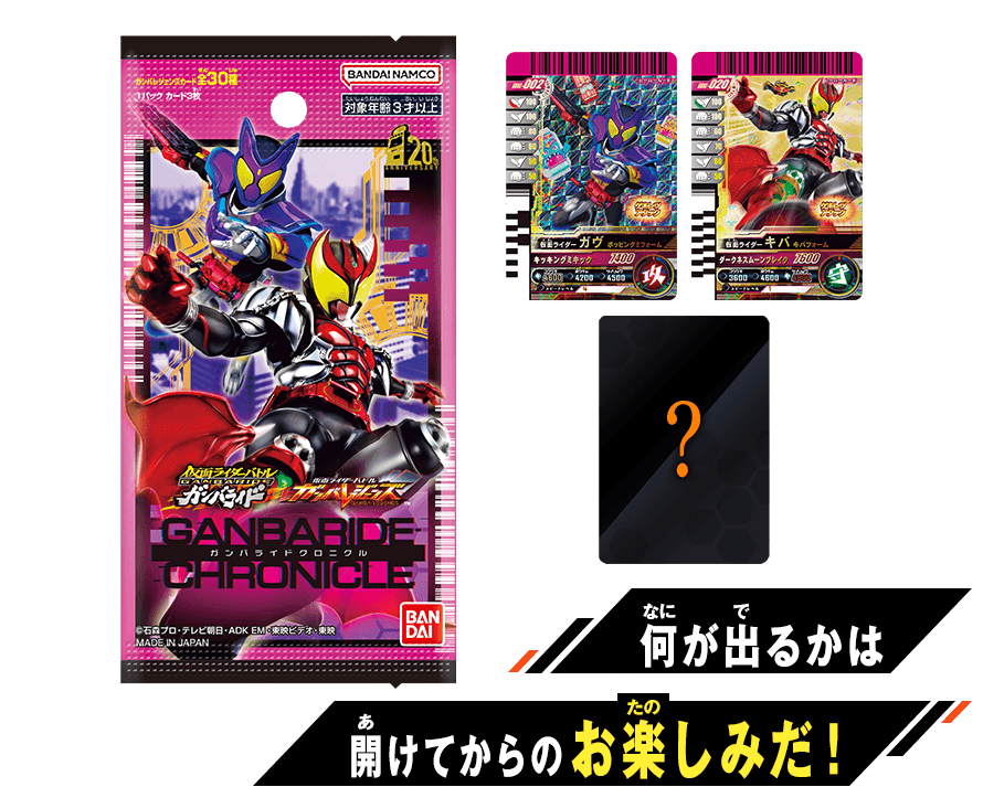 仮面ライダーバトル ガンバレジェンズ ガンバライドクロニクル