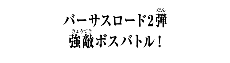バーサスロード2弾 強敵ボスバトル！